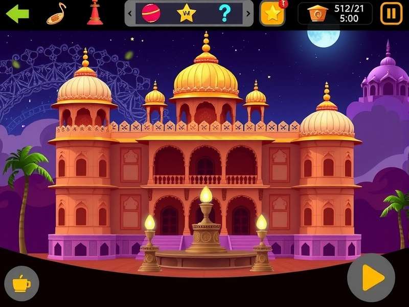 Panch Mahal Puzzle Quest Gameplay Screenshot